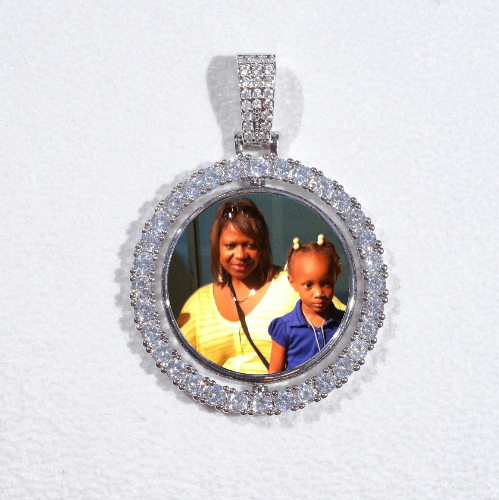 3D Spinning 2-Faced Custom Picture Pendant