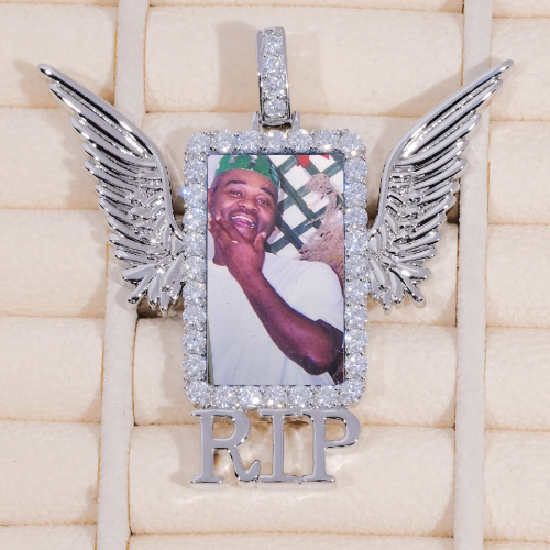 RIP WING 3D CUSTOM PICTURE PENDANT