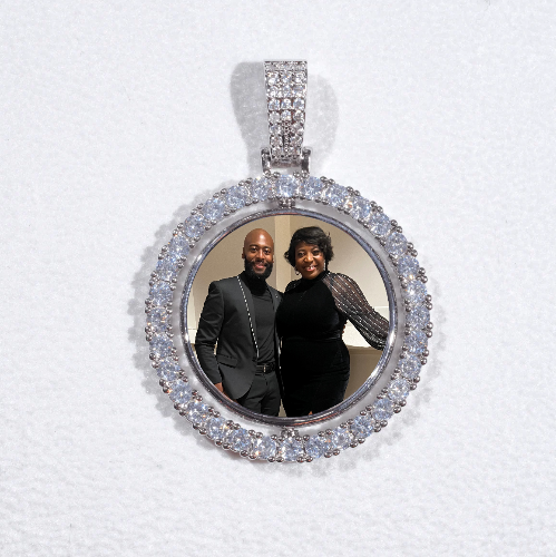 3D Spinning 2-Faced Custom Picture Pendant