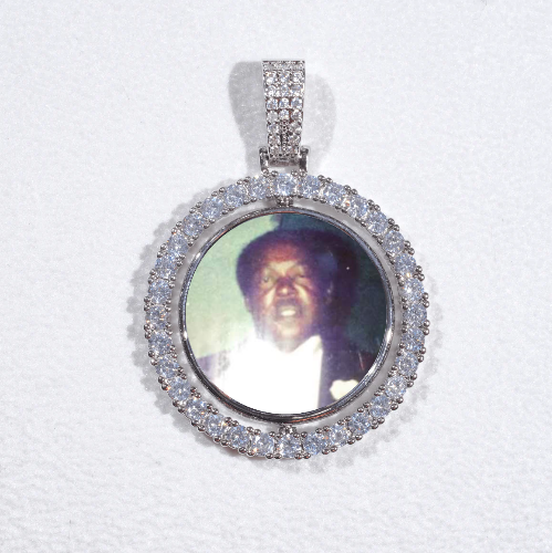 3D Spinning 2-Faced Custom Picture Pendant