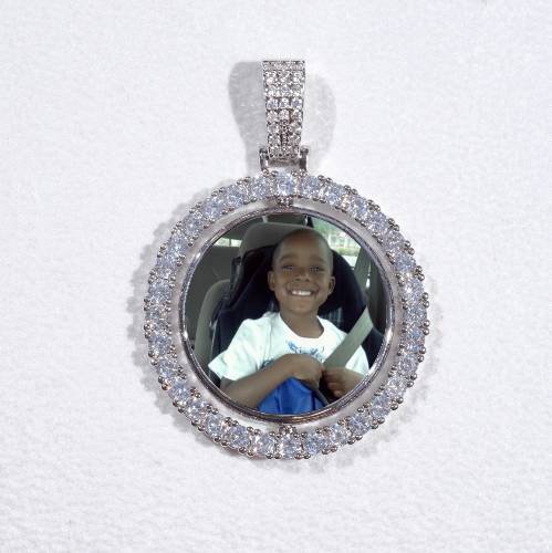 3D Spinning 2-Faced Custom Picture Pendant