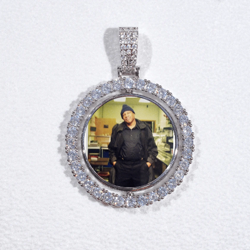 3D Spinning 2-Faced Custom Picture Pendant