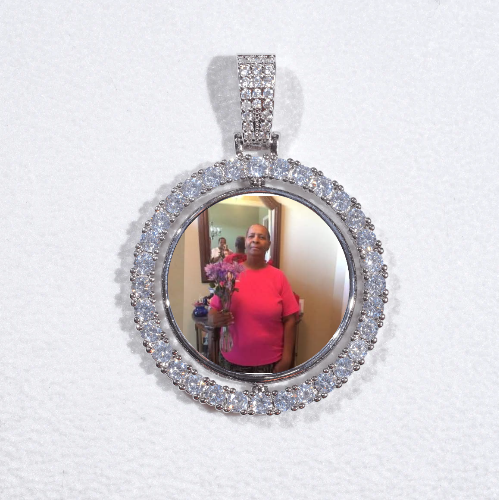 3D Spinning 2-Faced Custom Picture Pendant