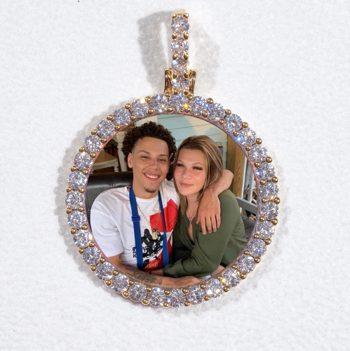 3D CIRCLE CUSTOM PICTURE PENDANT SMALL SIZE