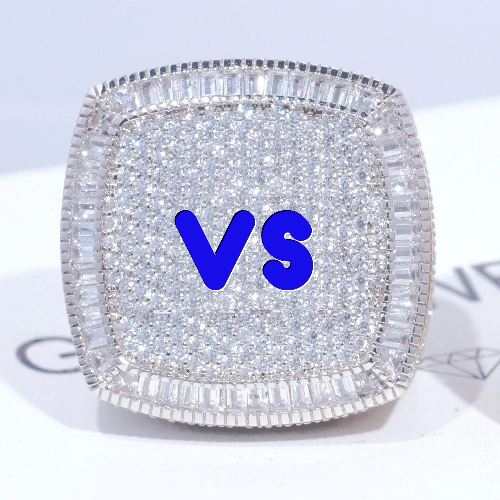 CUSTOM LETTER 3D ICED RING