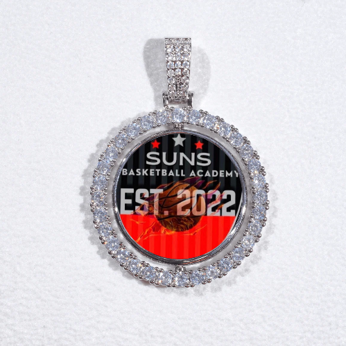 3D Spinning 2-Faced Custom Picture Pendant