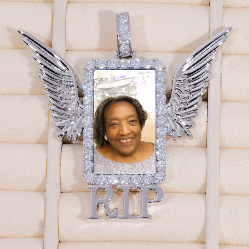 RIP WING 3D CUSTOM PICTURE PENDANT