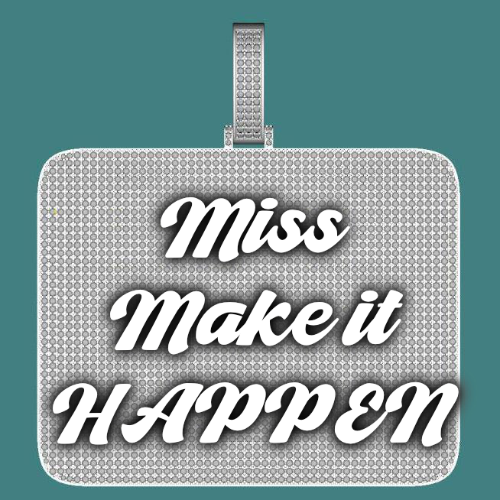 CUSTOM LETTER NECKLACE 3D BIG SQUARE