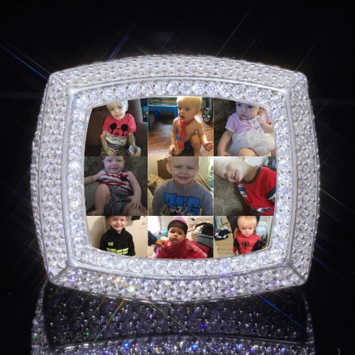3D CUSTOM PICTURE ICED RING