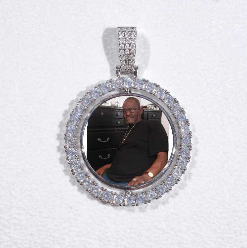 3D Spinning 2-Faced Custom Picture Pendant