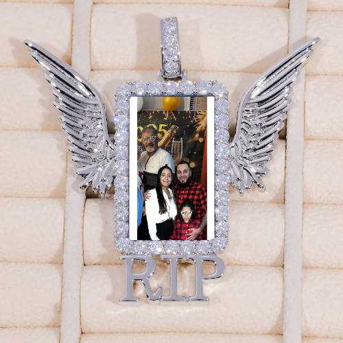 RIP WING 3D CUSTOM PICTURE PENDANT
