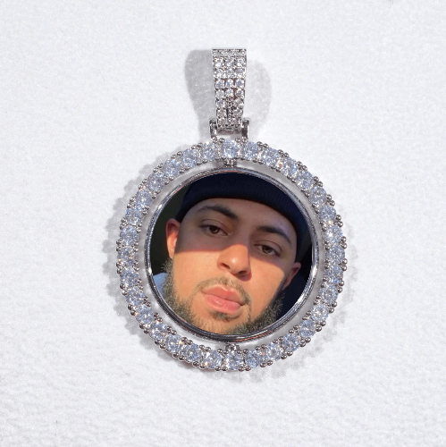 3D Spinning 2-Faced Custom Picture Pendant