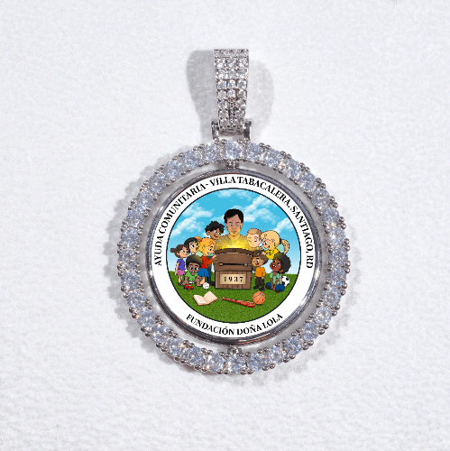 3D Spinning 2-Faced Custom Picture Pendant