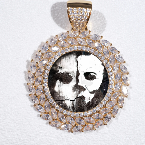 Large 3D Wheat Ear Custom Picture Pendant