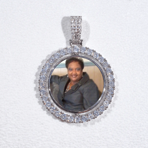 3D Spinning 2-Faced Custom Picture Pendant