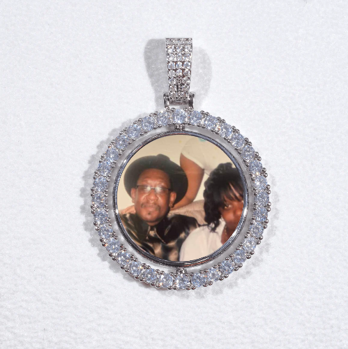 3D Spinning 2-Faced Custom Picture Pendant