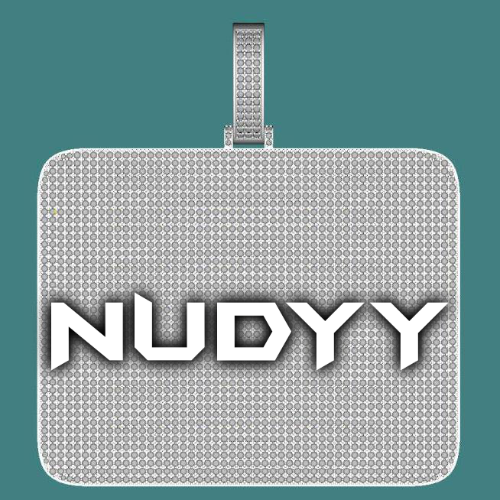 CUSTOM LETTER NECKLACE 3D BIG SQUARE