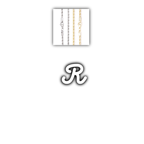Script Custom Letter Necklace