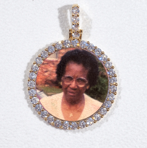 3D CIRCLE CUSTOM PICTURE PENDANT SMALL SIZE