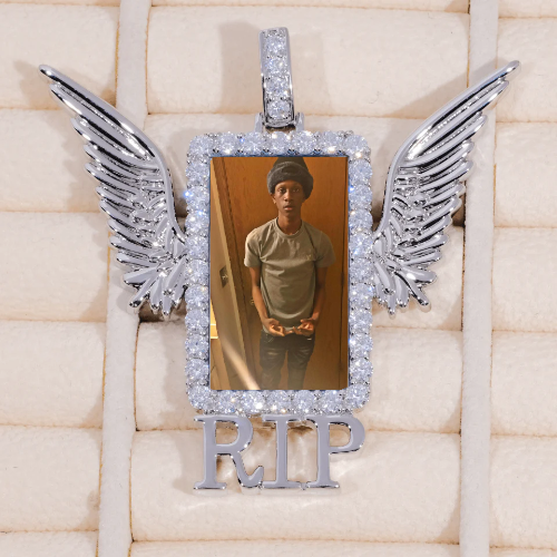 RIP WING 3D CUSTOM PICTURE PENDANT