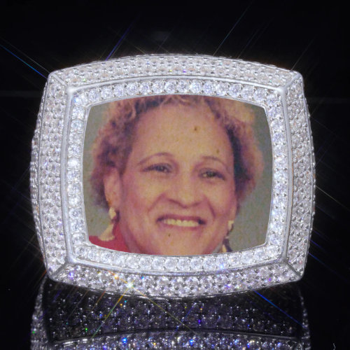 3D CUSTOM PICTURE ICED RING