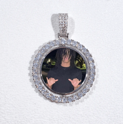 3D Spinning 2-Faced Custom Picture Pendant