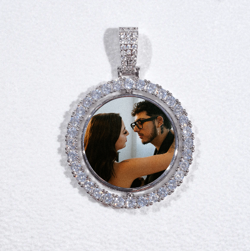 3D Spinning 2-Faced Custom Picture Pendant