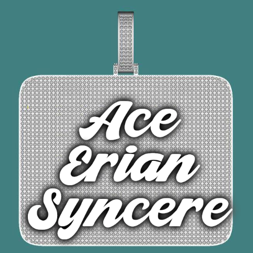 CUSTOM LETTER NECKLACE 3D BIG SQUARE