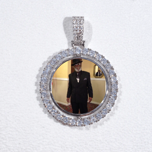 3D Spinning 2-Faced Custom Picture Pendant