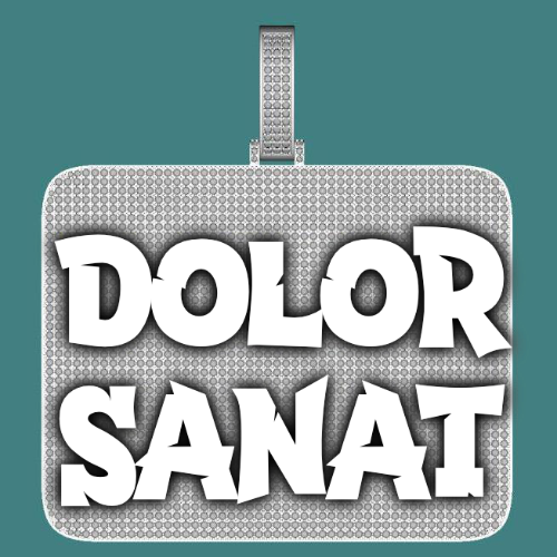 CUSTOM LETTER NECKLACE 3D BIG SQUARE