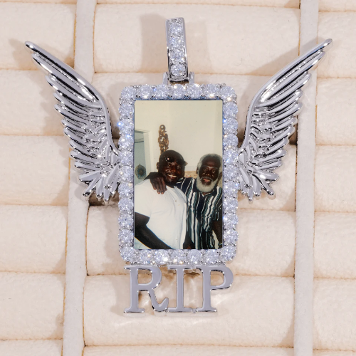 RIP WING 3D CUSTOM PICTURE PENDANT