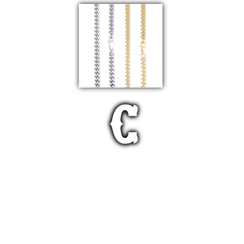 Custom Letters Freibeuter Font Necklace