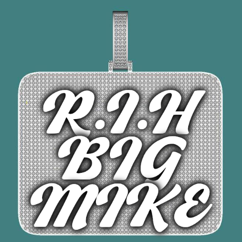 CUSTOM LETTER NECKLACE 3D BIG SQUARE