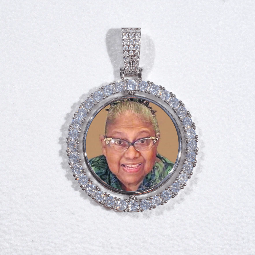 3D Spinning 2-Faced Custom Picture Pendant