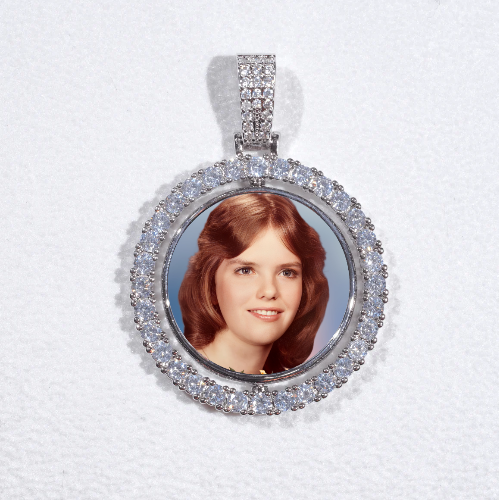 3D Spinning 2-Faced Custom Picture Pendant