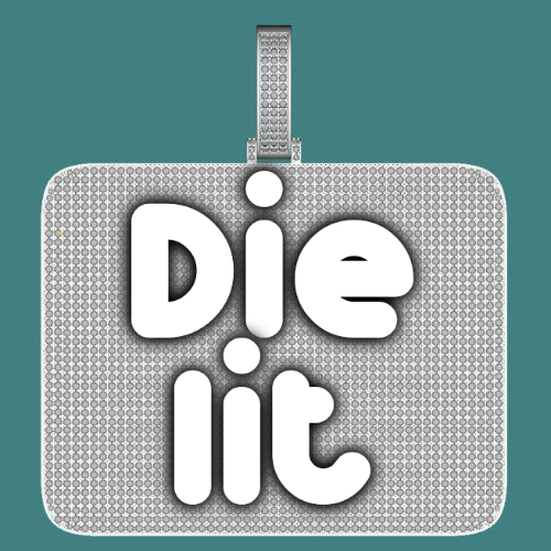 CUSTOM LETTER NECKLACE 3D BIG SQUARE
