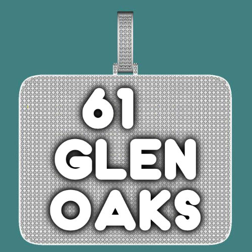 CUSTOM LETTER NECKLACE 3D BIG SQUARE