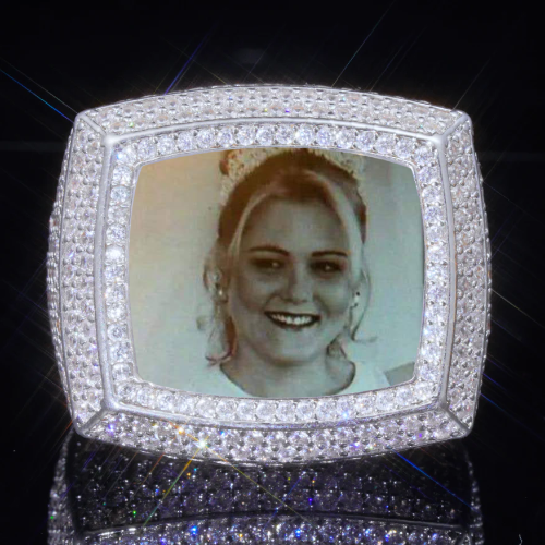 3D CUSTOM PICTURE ICED RING