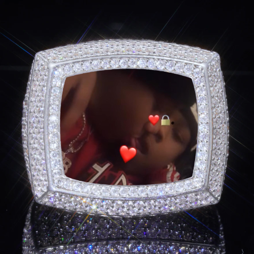 3D CUSTOM PICTURE ICED RING
