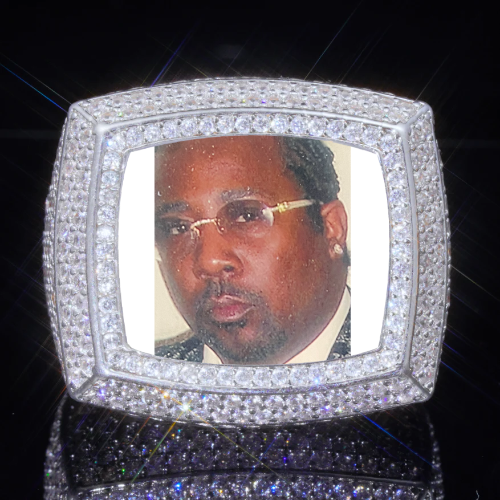 3D CUSTOM PICTURE ICED RING