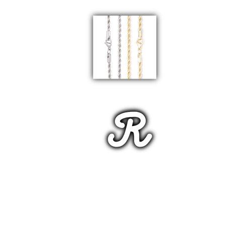 Script Custom Letter Necklace