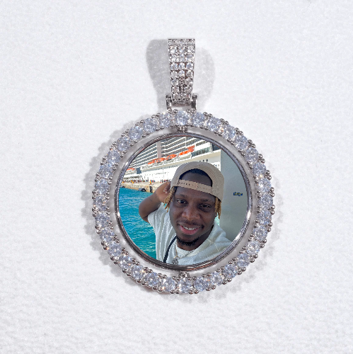 3D Spinning 2-Faced Custom Picture Pendant