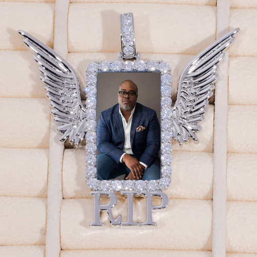 RIP WING 3D CUSTOM PICTURE PENDANT