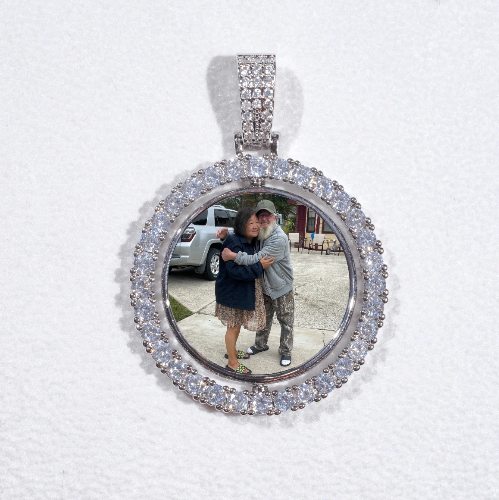 3D Spinning 2-Faced Custom Picture Pendant