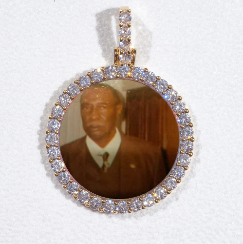 3D CIRCLE CUSTOM PICTURE PENDANT SMALL SIZE