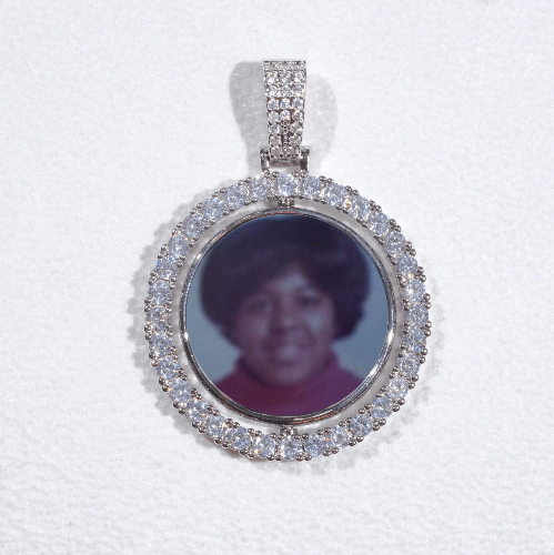 3D Spinning 2-Faced Custom Picture Pendant