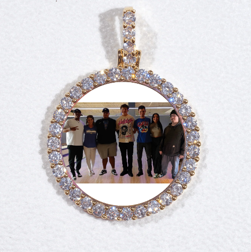 3D CIRCLE CUSTOM PICTURE PENDANT SMALL SIZE