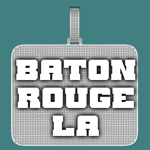 CUSTOM LETTER NECKLACE 3D BIG SQUARE