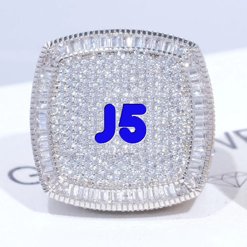 CUSTOM LETTER 3D ICED RING
