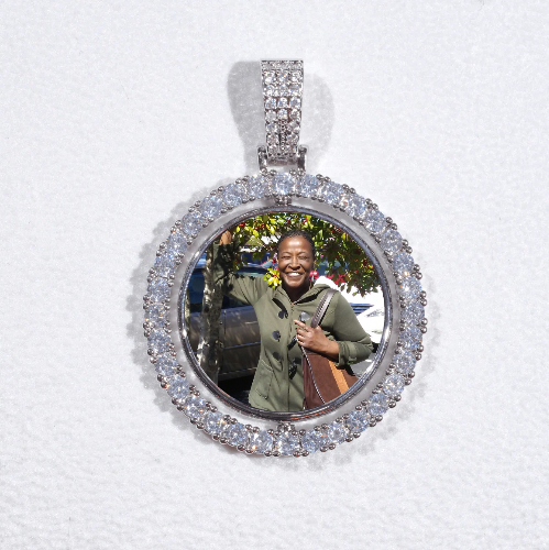 3D Spinning 2-Faced Custom Picture Pendant